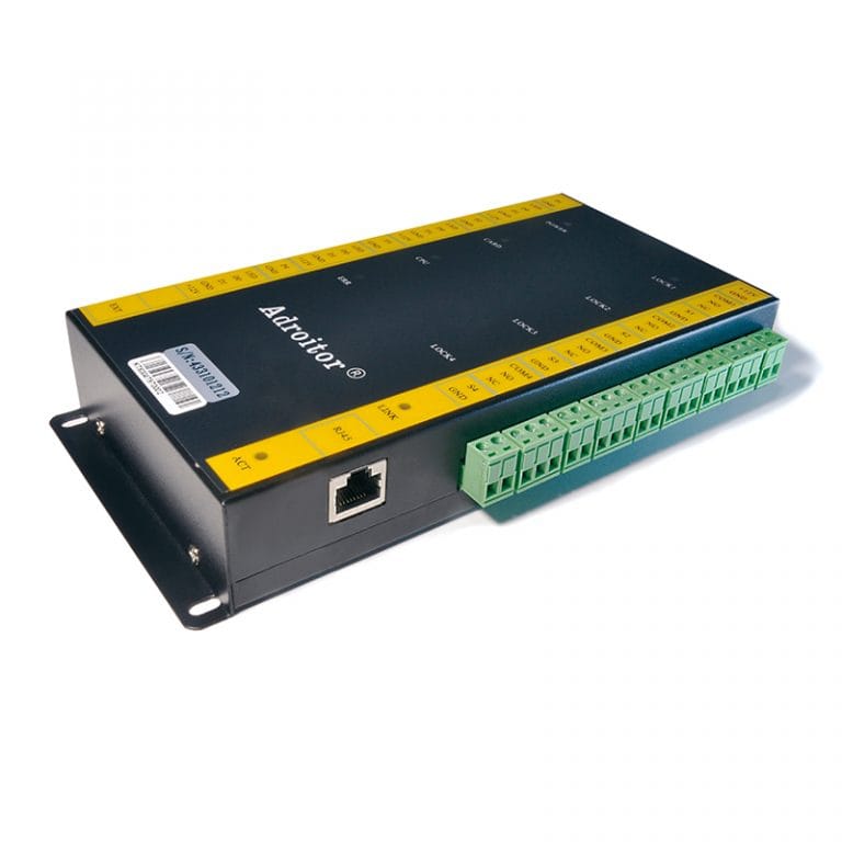 Fourdoor tcp ip network access controller with metal housing